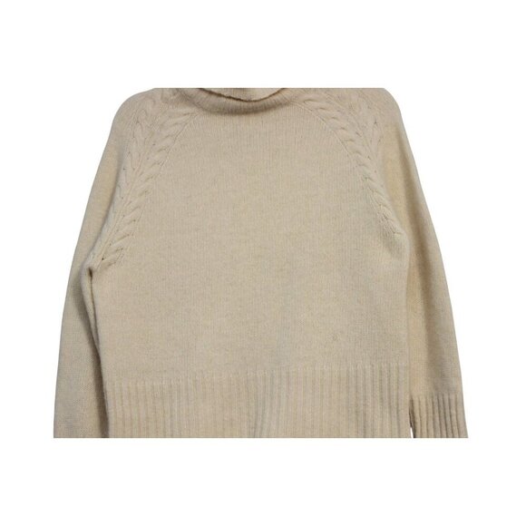 Vintage Turtle Neck Sweater Medium Lambs Wool Angora Rabbit Hair Classic Knit - Picture 3 of 13